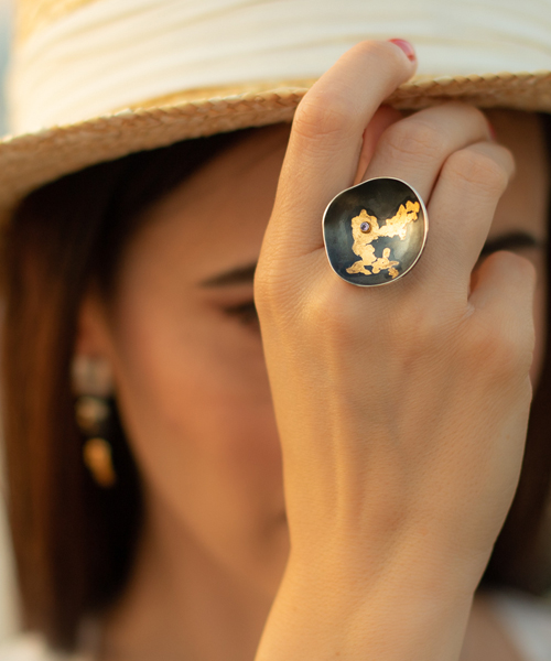 Inel cu ametist Ioana Enache