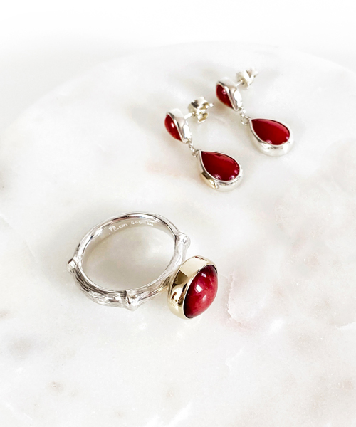 Red Coral Ring - Image 9